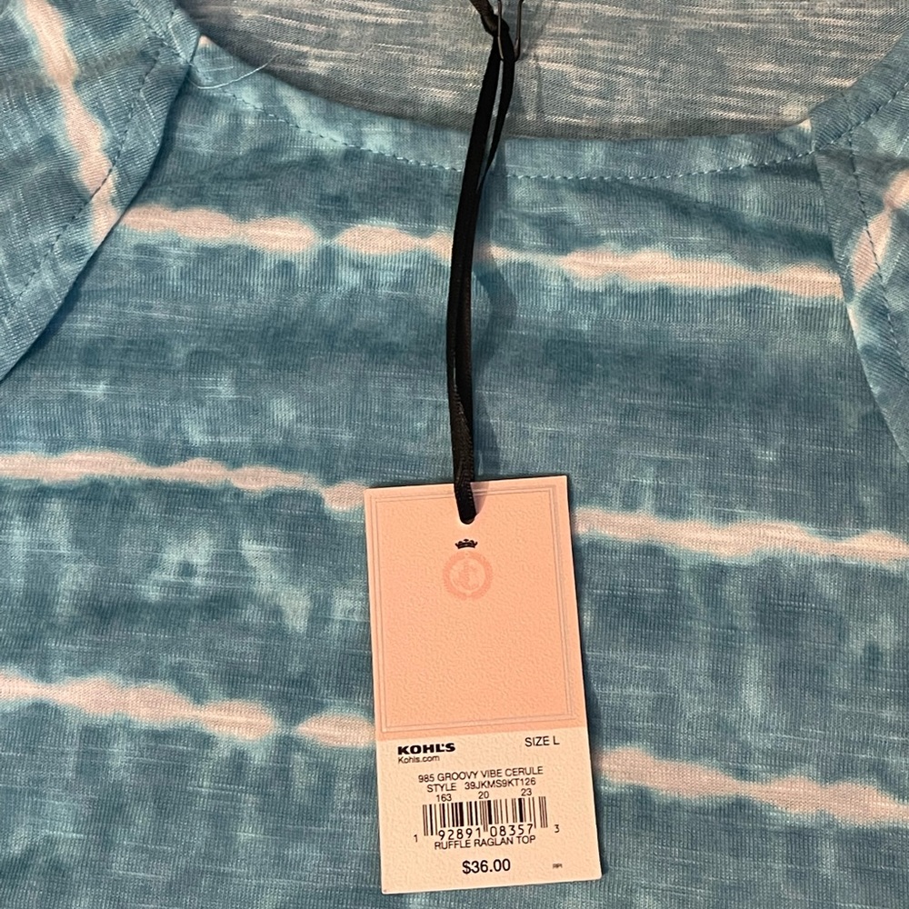 Juicy Couture Ruffle Raglan Top - Picture 2 of 3